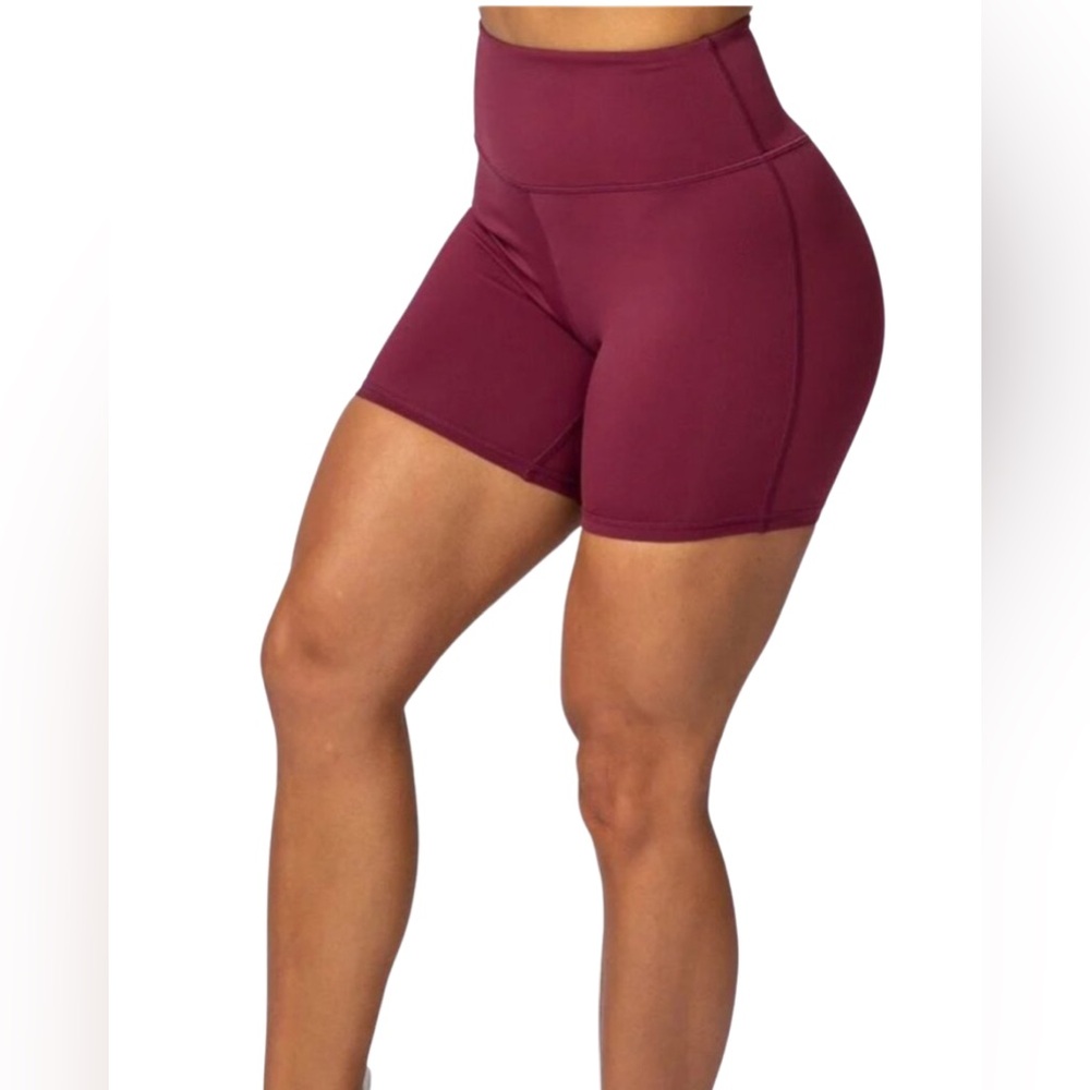 Muscle Nation Superior squat shorts SMALL WINE